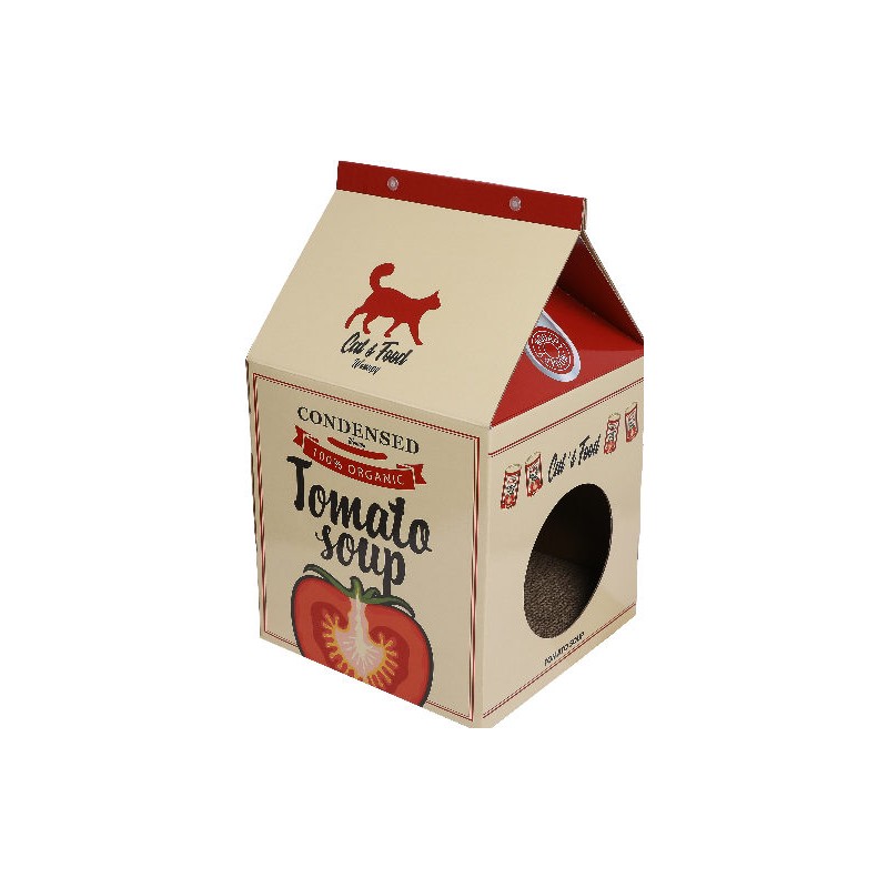 Box Griffoir En Carton Pour Chat Tomato Ou Milk Wouapy