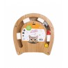 Aire de jeux pour chat carton et bois - WOUAPY