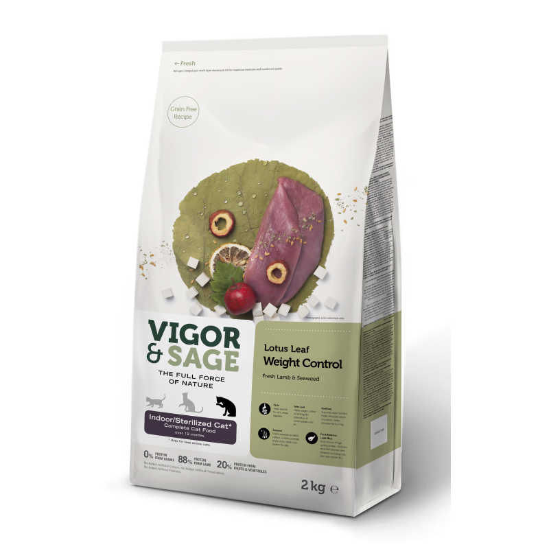 Vigor Sage Croquettes Pour Chat Sterilise Sans Cereale