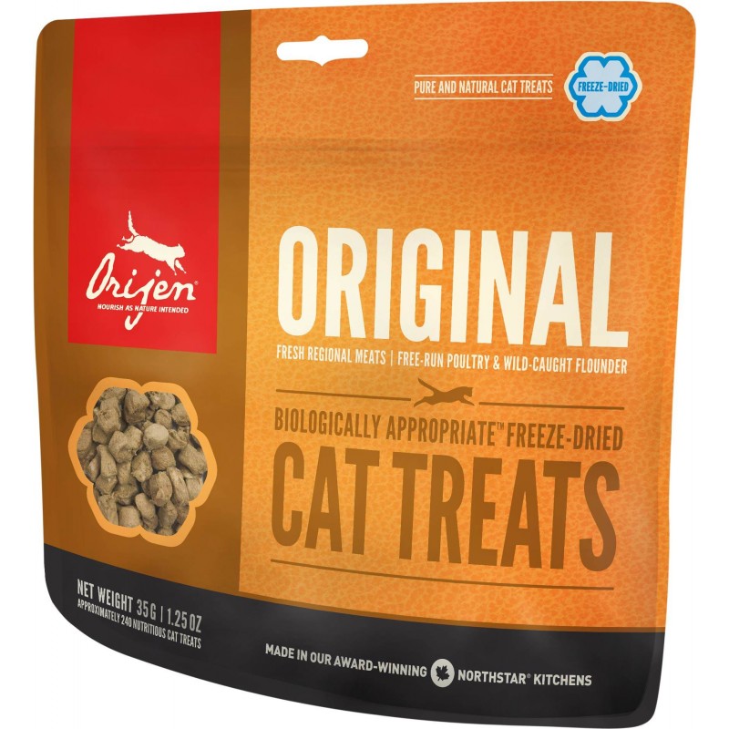 Friandises Pour Chat Orijen Original A La Volaille Et Au Poisson Frais